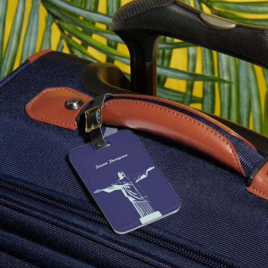 クリストレデントール/リオデジャネイロ。ブラジル ラゲッジタグ (正面インサイチュ1)