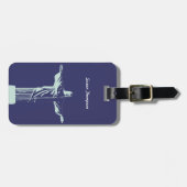 クリストレデントール/リオデジャネイロ。ブラジル ラゲッジタグ (正面横)