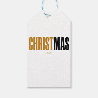 クリスト・イズ・クリスマス ゴールドギフトタグ ギフトタグ