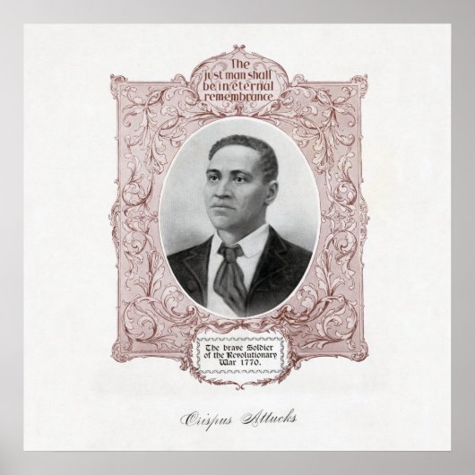 クリスパスアタックブラックパトリオットアメリカ革命 ポスター (正面)