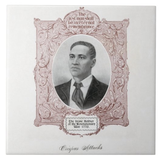 クリスパス攻撃：アメリカ革命殉教 タイル (正面)