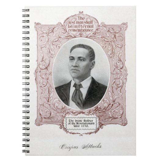 クリスパス攻撃：アメリカ革命殉教 ノートブック (正面)