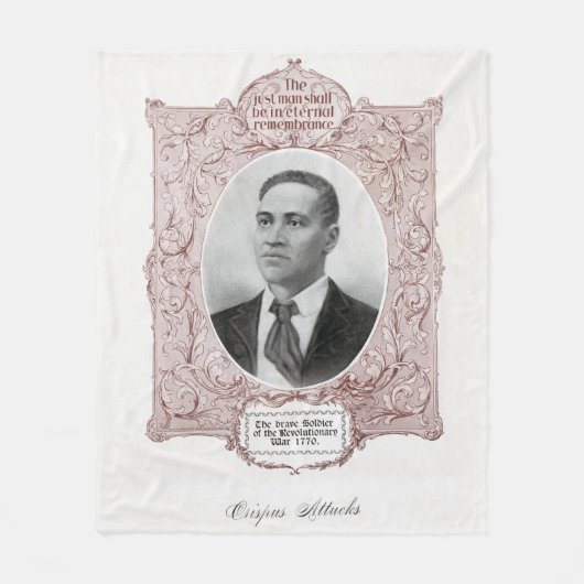 クリスパス攻撃:アメリカ革命殉教 フリースブランケット (正面)