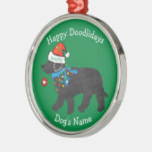 クリスパーソナライズされたスいけな・ラブラドール メタルオーナメント (左)