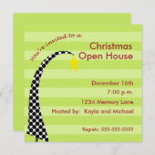 クリスパーソナライズされたマスオープンハウス招待状 招待状 (正面/裏面)