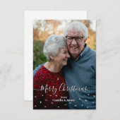 クリスパーソナライズされたマスグリーティングカード サンキューカード (正面/裏面)