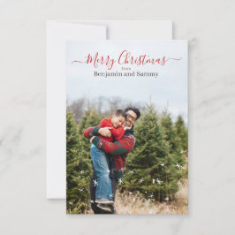 クリスパーソナライズされたマスグリーティングカード サンキューカード