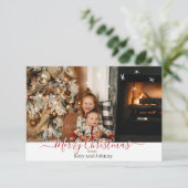 クリスパーソナライズされたマスグリーティングカード サンキューカード (スタンド正面)