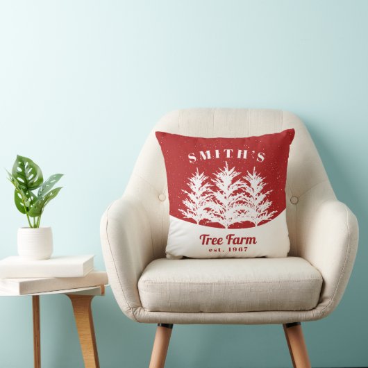 クリスパーソナライズされたマスツリーファームファームハウス クッション (椅子)