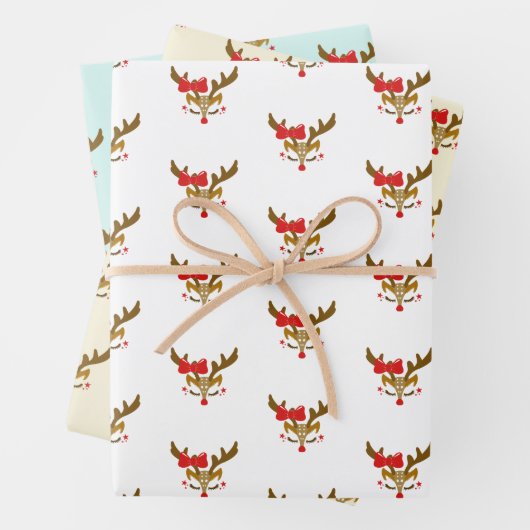 クリスパーソナライズされたマストナカイ顔 ラッピングペーパーシート (インサイチュ)