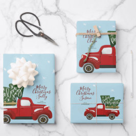 クリスパーソナライズされたマスヴィンテージトラックのラッピングラップ ラッピングペーパーシート