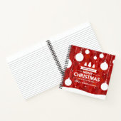 クリスパーソナライズされたマス休暇 |ゲストブック ノートブック (内部)