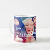 クリスパーソナライズされたマス写真マグ コーヒーマグカップ (正面左)