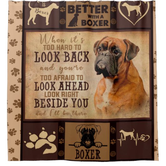 クリスパーソナライズされたマス毛布、人生は機知に富む シャワーカーテン (正面)