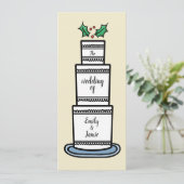 クリスパーソナライズされたマ結婚ス 招待状 (スタンド正面)