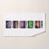 クリスパーソナライズされた感動的タン聖なる書物、 経典 ハンドタオル (ハンドタオル)