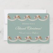 クリスビクトリアンス賛美のグリーンホリデーカード シーズンカード (裏面)