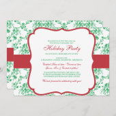 クリスビクトリアンマスダマス招待状 招待状 (正面/裏面)