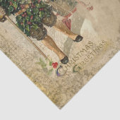 クリスビクトリアンマス・サンタと子どもたち 薄葉紙 (詳細)