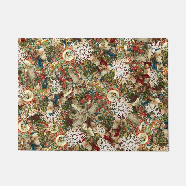 クリスビクトリアンマス·メドレー ドアマット (正面)