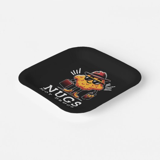 クリスピーの歯は薬ではない ペーパープレート (傾斜あり)