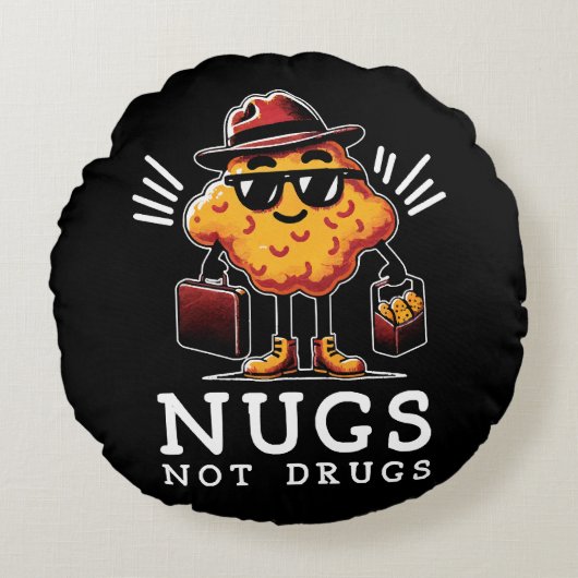 クリスピーの歯は薬ではない ラウンドクッション (正面)