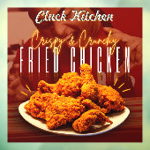 クリスピーカスタマイズクのサクサクした揚げチキンプロモーション ウィンドウサイン (シート3)