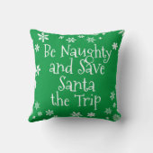 クリスマいけなス救・ザ・トリップ・グリーン クッション (裏面)