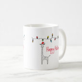 クリスマお洒落スキリン コーヒーマグカップ (正面右)
