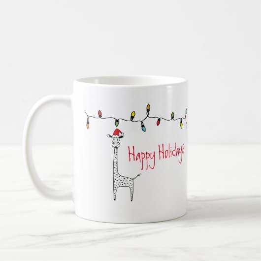 クリスマお洒落スキリン コーヒーマグカップ (左)