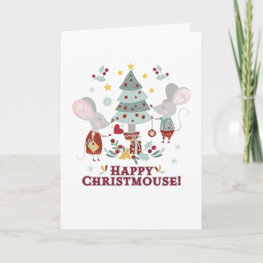 クリスマウス サンキューカード (正面)