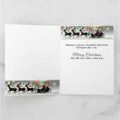 クリスマエレガントスアイリッシュウルフハウンド カード (内部)