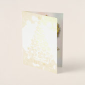 クリスマスсカード 箔カード (正面)