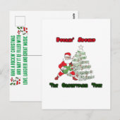 クリスマスありがとうポストカード～ロック・アラウンド・ザ・クリスマス ポストカード (正面/裏面)