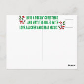 クリスマスありがとうポストカード～ロック・アラウンド・ザ・クリスマス ポストカード (裏面)