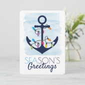 クリスマスいかりライトシーズンのグリーティングフォト シーズンカード (スタンド正面)