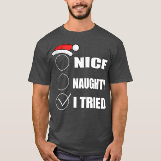クリスマスいけなに面白いシャツを着てよかった Tシャツ