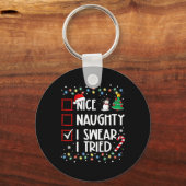 クリスマスいけなの家族のクリスマスを試してみた キーホルダー (正面)