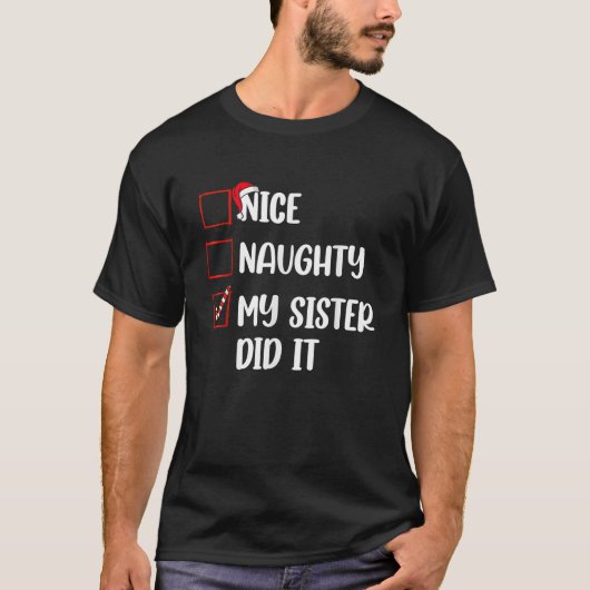 クリスマスいけなの素敵な妹がクリスマス Tシャツ (正面)