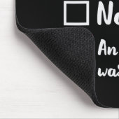 クリスマスいけなの素敵な試みが男性Wクリスマスされた マウスパッド (コーナー)