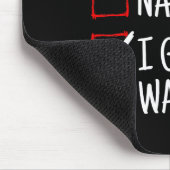 クリスマスいけなの行き方が良いおもしろい マウスパッド (コーナー)