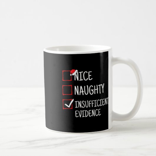 クリスマスいけなの証拠が不十分でおもしろいある コーヒーマグカップ (右)