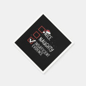 クリスマスいけなの証拠が不十分でおもしろいす スタンダードカクテルナプキン (角)