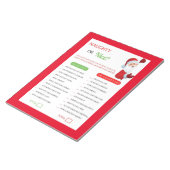 クリスマスいけなまたはナイスゲーム ノートパッド (アングル)