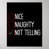 クリスマスいけなを言わないおもしろいいい ポスター (正面)