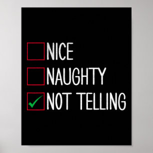 クリスマスいけなを言わないおもしろいいい ポスター