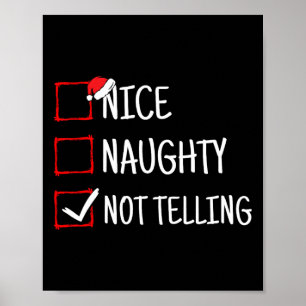 クリスマスいけなを言わないおもしろいいい ポスター