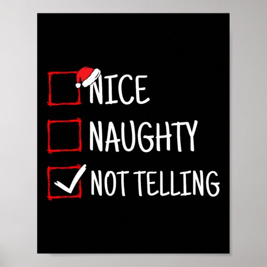 クリスマスいけなを言わないおもしろいいい ポスター (正面)