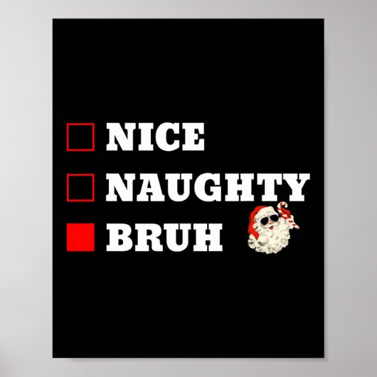 クリスマスいけなニースブラおもしろいクリスマス一覧1 ポスター (正面)