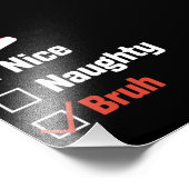 クリスマスいけなニースブルおもしろいクリスマス一覧 フォトプリント            (角)